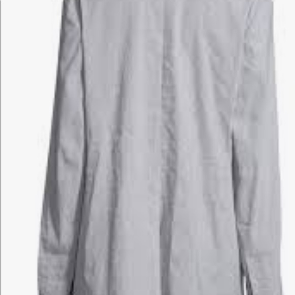DKNY Long-Sleeve Oversized Linen-Blend Jacket, Cement - Picture 2 of 12